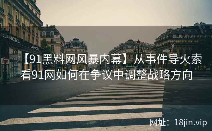 【91黑料网风暴内幕】从事件导火索看91网如何在争议中调整战略方向
