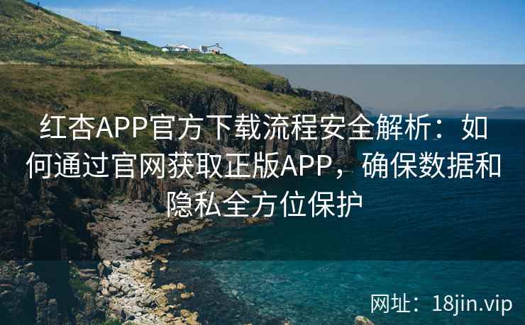 红杏APP官方下载流程安全解析：如何通过官网获取正版APP，确保数据和隐私全方位保护